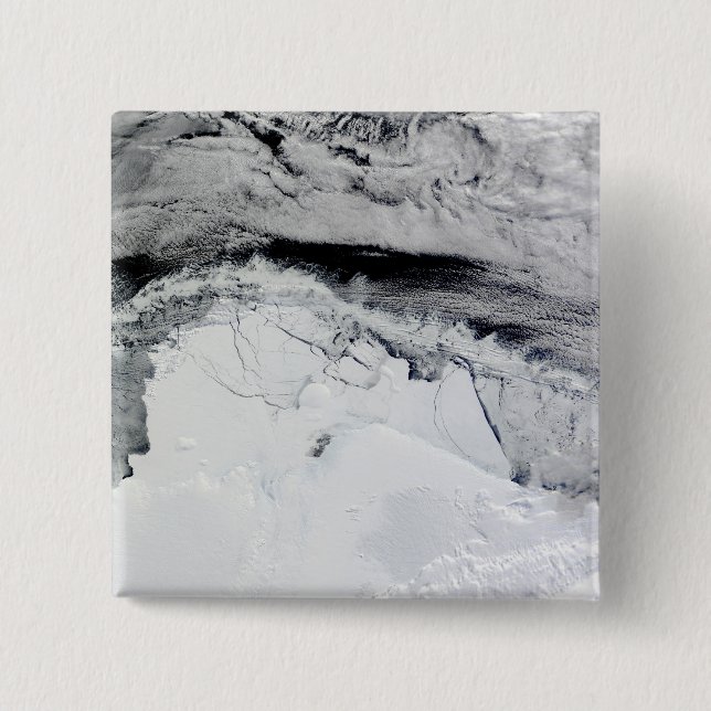 Shackleton Ice Shelf, Antarctica 15 Cm Square Badge (Front)