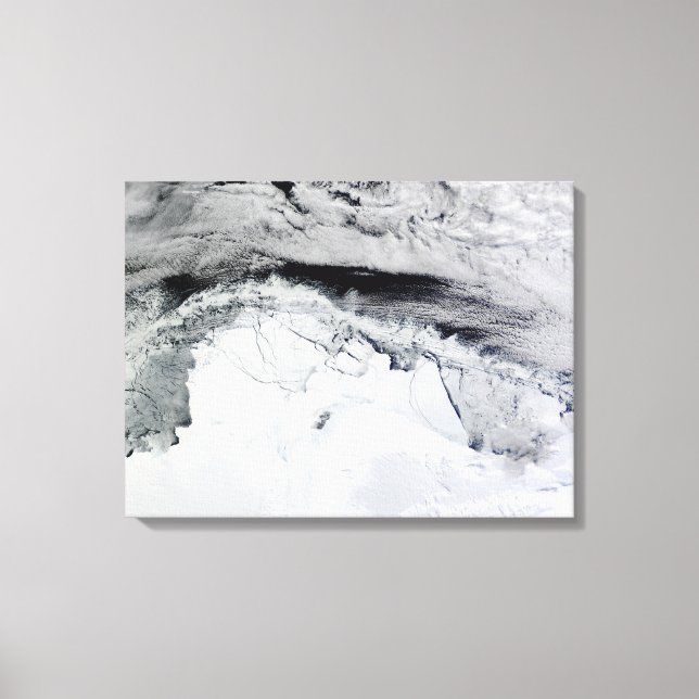 Shackleton Ice Shelf, Antarctica Canvas Print (Front)