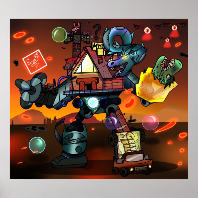 ShackTron(Gravity Falls) Poster (Front)