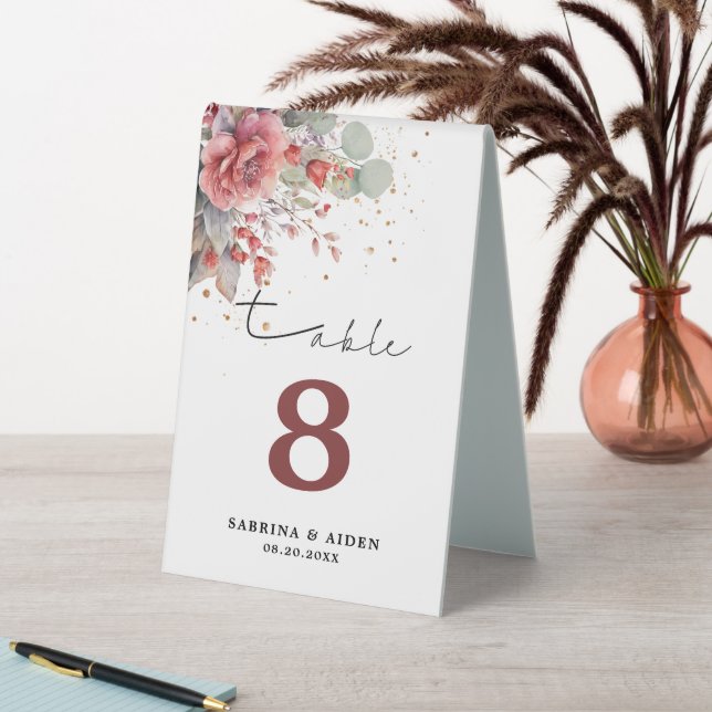 Shade Of Blush Pink Peach Dusty Blue Wedding (In SItu (Table))