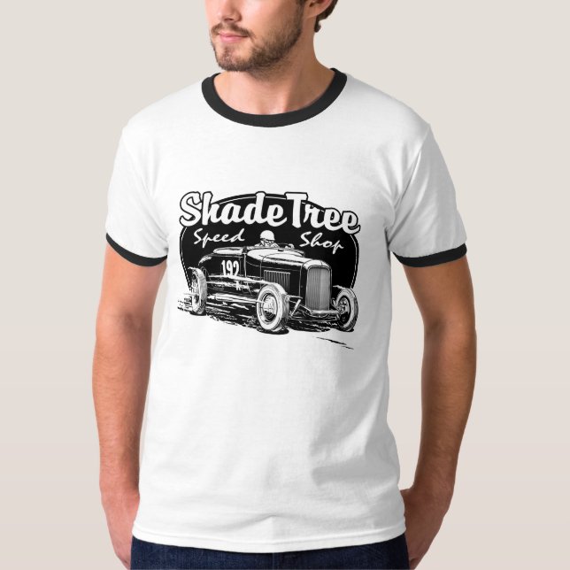 Shade Tree Speed Shop black T-Shirt (Front)