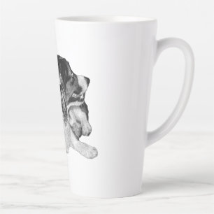 Shaded Corgi, Gentle Morning Latte Mug