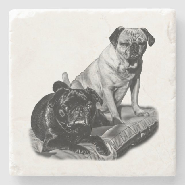 Shaded Duo, Table Cheer Stone Coaster (Front)
