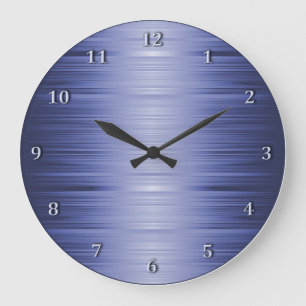 Shaded Sapphire Navy Blue Wall Clock