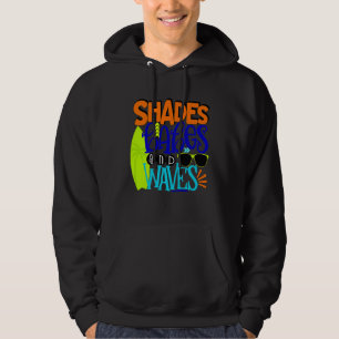 Shades Babes Waves Surfboard Summer Shirt Boys Kid