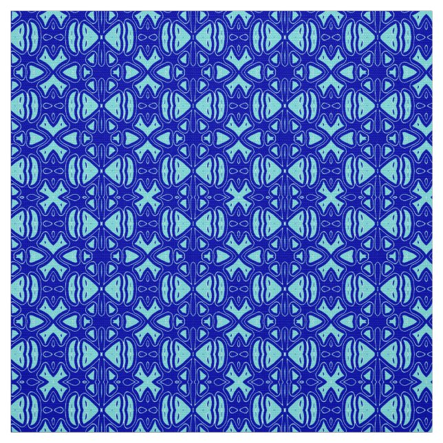 Shades blue colour fabric print pattern design  (Swatch)