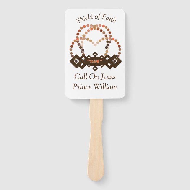 Shades Of A Prince Boy Full Armour of God  Hand Fan (Front)