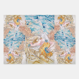 Shades of Angels Wrapping Paper Sheet
