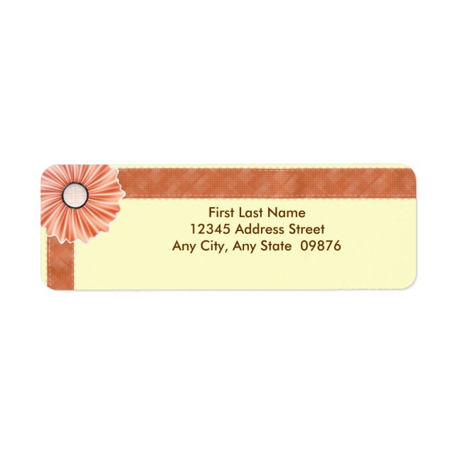 Shades of Autumn - Return Address Labels (Front)