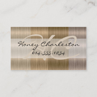 Shades of Blonde Hair Colourist Style Business Card
