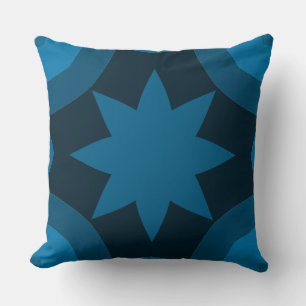 Shades of Blue Big Bold Cushion