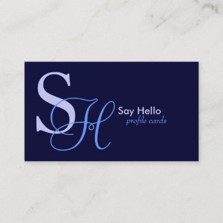 Shades of Blue Business Card