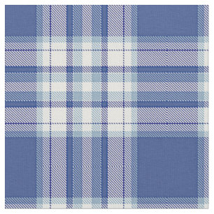 Shades of Blue Colour Palettes Seamless Plaid Fabric