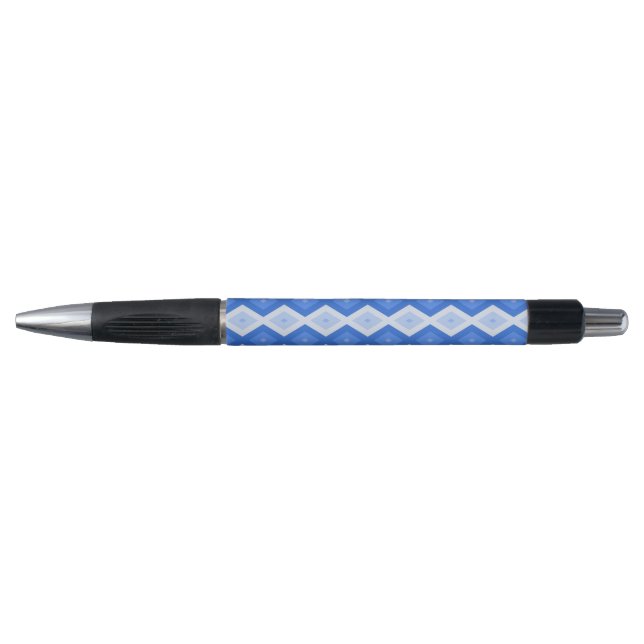 Shades of blue diamond pattern (Front)