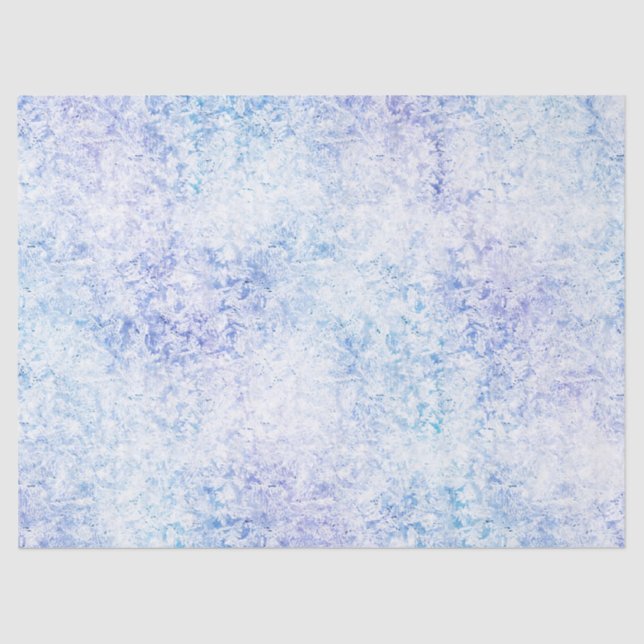 Shades of blue frost tissue paper (Front)