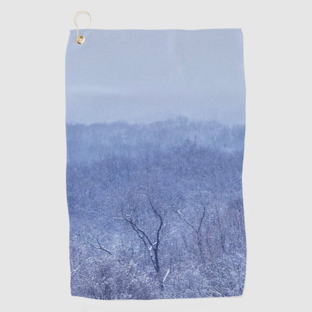Shades of Blue Golf Towel (Front)