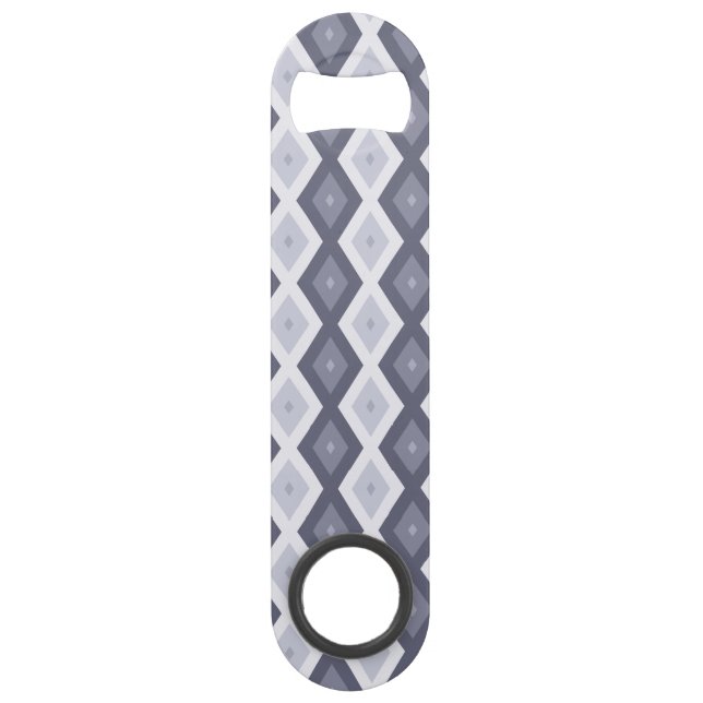 Shades of blue grey diamond pattern (Front)
