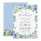 Shades of Blue Hydrangeas Pastel Floral Wedding