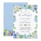 Shades of Blue Hydrangeas Pastel Floral Wedding