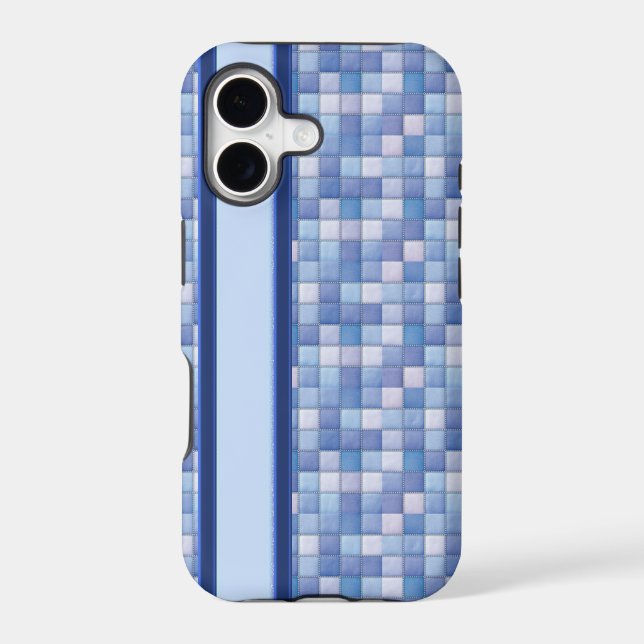 SHADES OF BLUE  iPHONE 5 CASE (Back)
