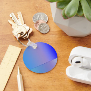 Shades of Blue Key Ring