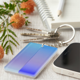 Shades of Blue Key Ring