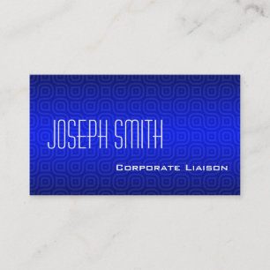 Shades of Blue Modern Standard Business Cards