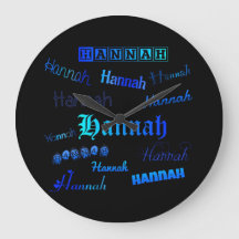 Shades of Blue on Black - Hannah