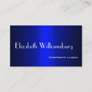Shades of Blue Professional Standard Business Card