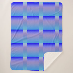Shades of Blue Sherpa Blanket