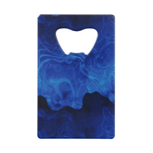 Shades of Blue Smoke Abstract