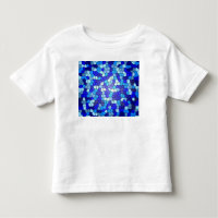 Shades Of Blue Stained Glass by Shirley Taylor