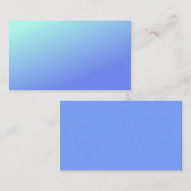 Shades of Blue Standard Business Card (Front/Back)