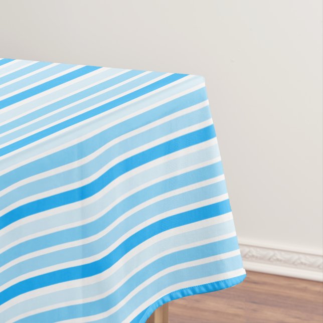 Shades of Blue Tablecloth (In Situ)