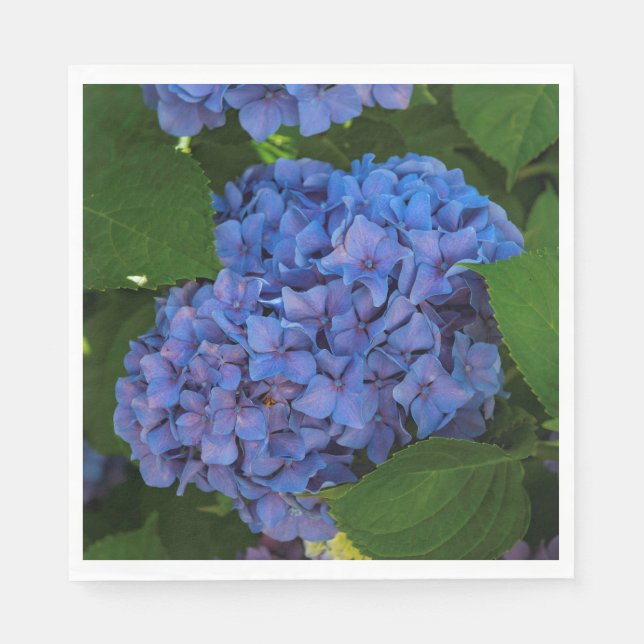 Shades Of Blue - The Blue Hydrangea Napkin (Front)