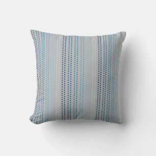 Shades of Blue with Changeable Background Colour Cushion