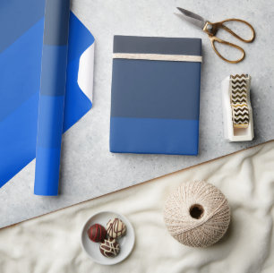 Shades of Blues Wrapping Paper
