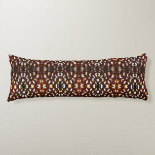 Shades of Brown Body Pillow - Reeve's Pheasant