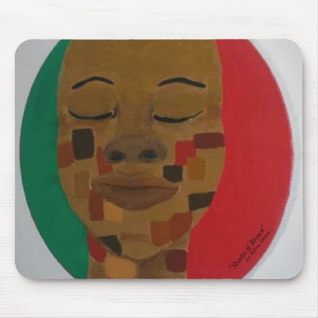 "Shades of Brown" Mouse Pad (Front)