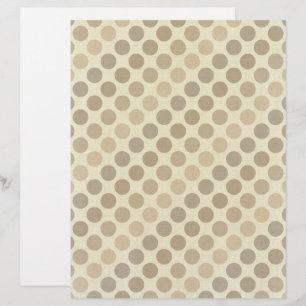 Shades of Brown Polka Dots by Shirley Taylor