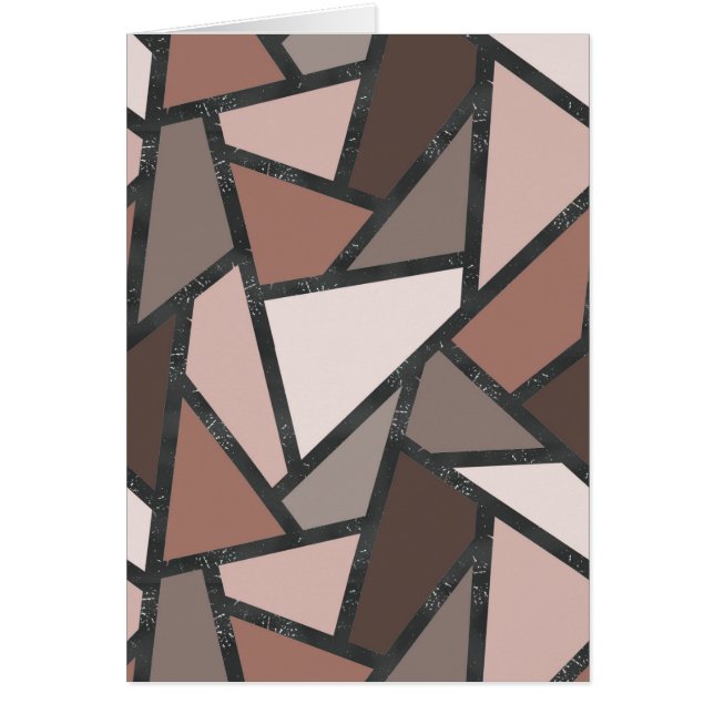 Shades of brown stained glass pattern (Front)