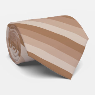 Shades of Brown Stripes Tie