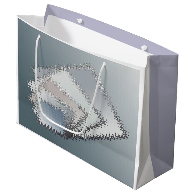 Shades of Clouds Large Gift Bag (Front Angled)