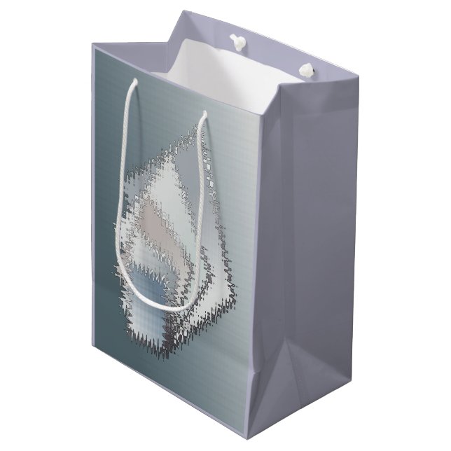 Shades of Clouds Medium Gift Bag (Front Angled)