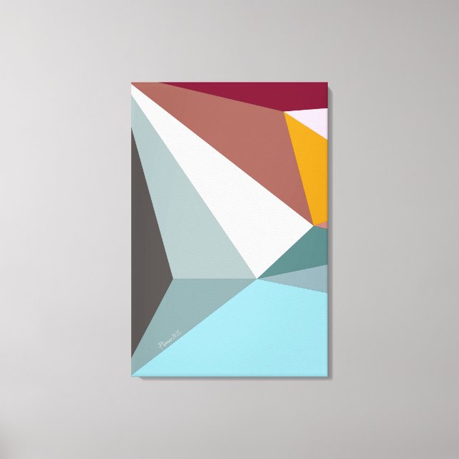 Shades Of Colors_01 Canvas Print (Front)