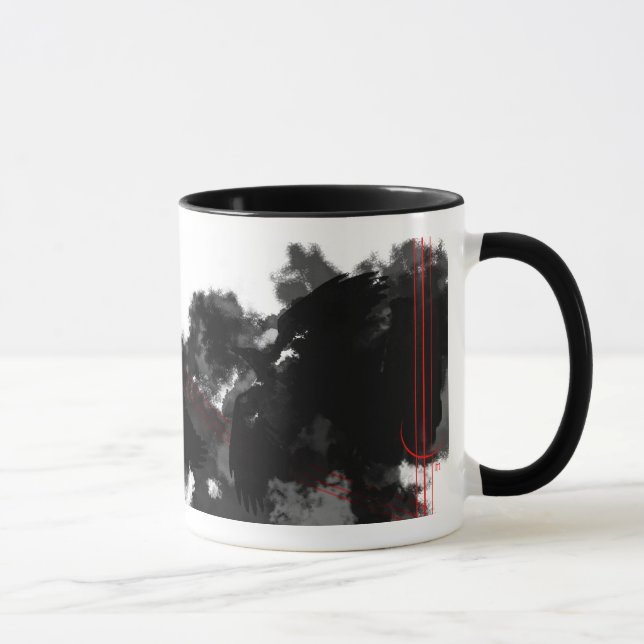Shades of Crow Mug (Right)