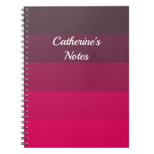 Shades of Deep Pinks Notebook