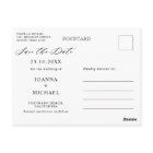 Shades of Dusty Purple Blooms Floral Save the Date