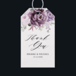 Shades of Dusty Purple Blooms Moody Floral Wedding Gift Tags<br><div class="desc">Elegant and modern floral midsummer wedding gift tag features a bouquet of watercolor roses peonies in shades of purple plum, dusty rose, dusty pink , mauve, sage with lush green botanical leaves and eucalyptus. Please find more matching designs and variations from my "blissweddingpaperie" store. And feel free to contact me...</div>