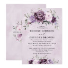Shades of Dusty Purple Blooms Moody Floral Wedding